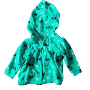 Carter's Child of Mine 6-9mo Fleece‎ Hooded Pullover Sweater
